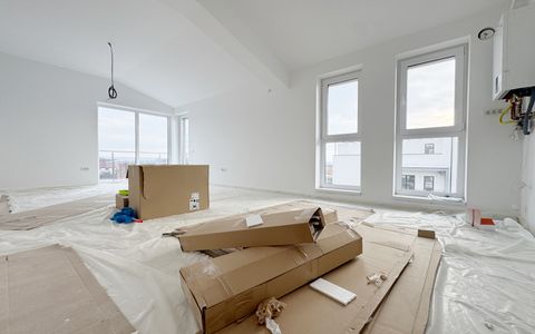 Penthouse 3 camere decomandat, 70mp utili, 30mp terasa, Giroc-Braytim