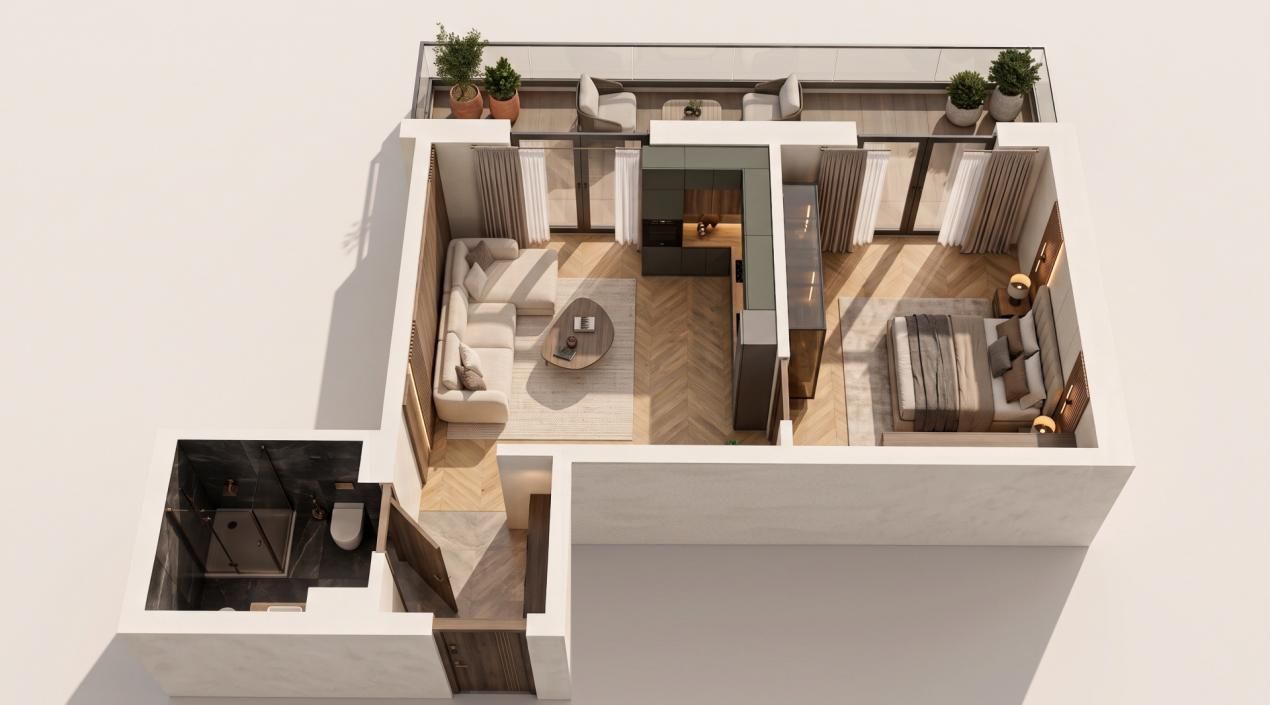 Apartament modern cu 2 Camere de Închiriat – Mamaia Nord, Parcare Inclusă – fotografia 2 din 32