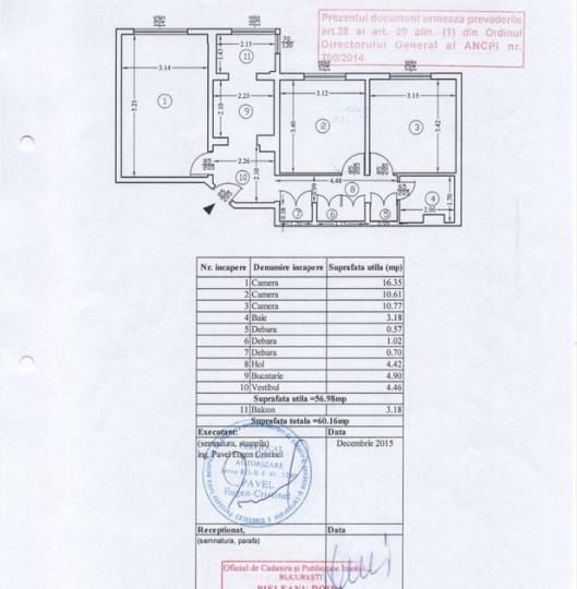 3 Camere de vanzare | Salajan | Metrou | Boiler |  Renovat – fotografia 5 din 8