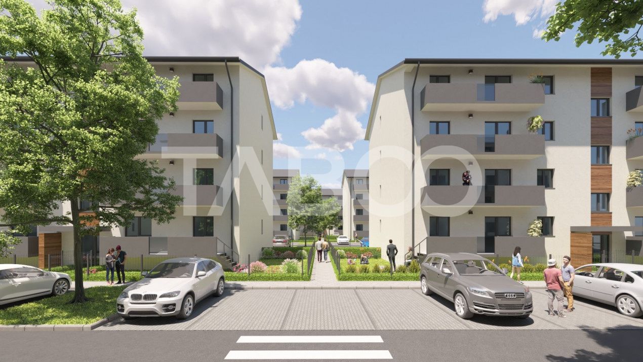 Apartament 3 camere 2 bai  balcon loc de parcare Doamna Stanca Sibiu – fotografia 8 din 13