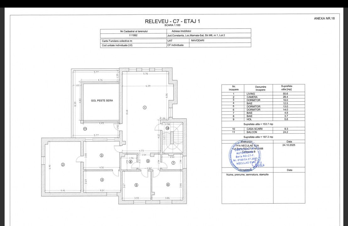 Vila D+P+1 si pod in Mamaia Sat cu teren 1569 mp si suprafata desfasurata 865 mp – fotografia 14 din 33