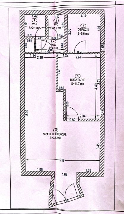Spatiu comercial de vanzare 55 mp curte parcare zona Central din Sibiu – fotografia 9 din 11