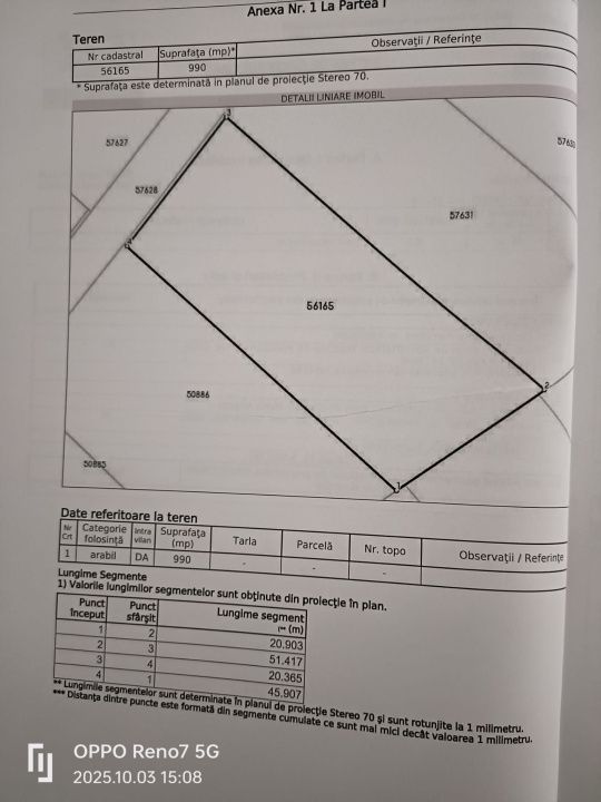Teren de vânzare 1000 mp cu autorizație de construcție – fotografia 2 din 5