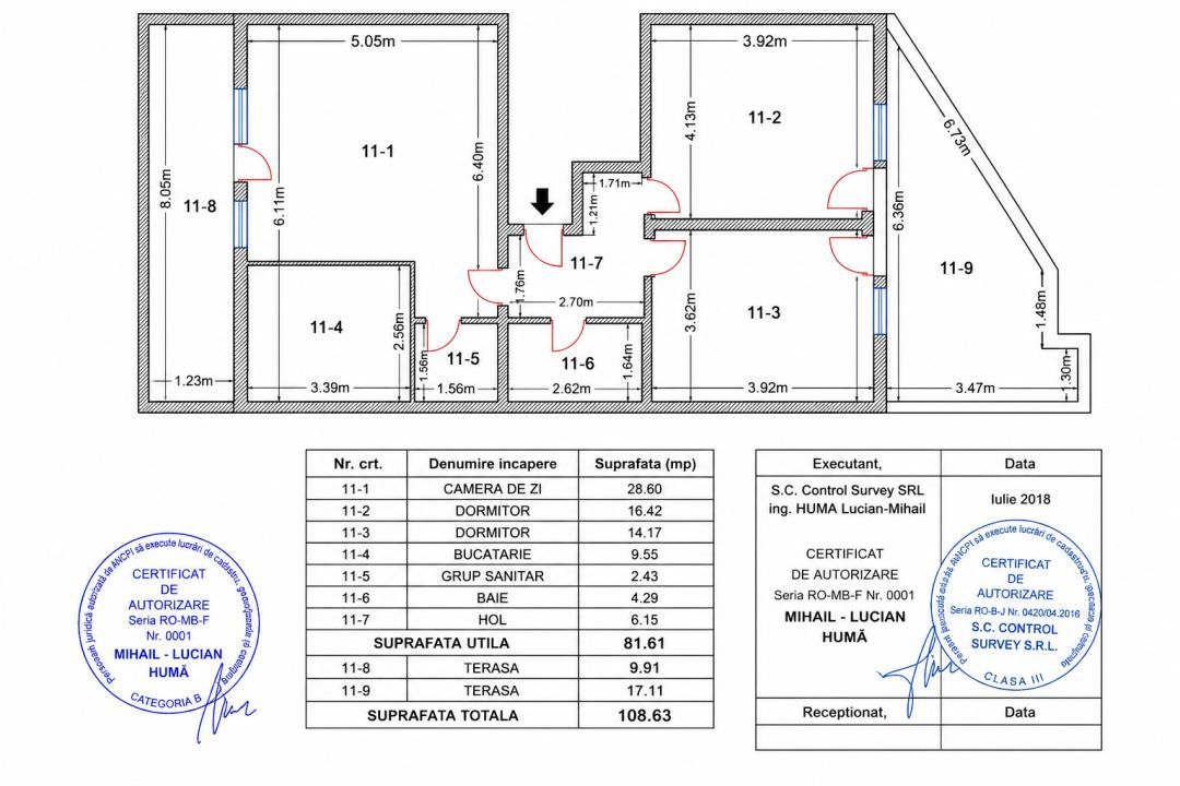 Ap 3 Camere Premium | 81 mp | 2 Terase | 2 Parcări | Salajan | Titan – fotografia 14 din 14