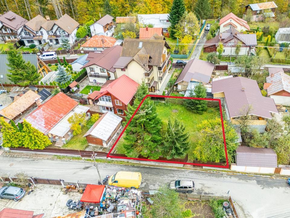 Teren intravilan in Busteni, cu vedere panoramică spre Munții Bucegi – fotografia 1 din 9