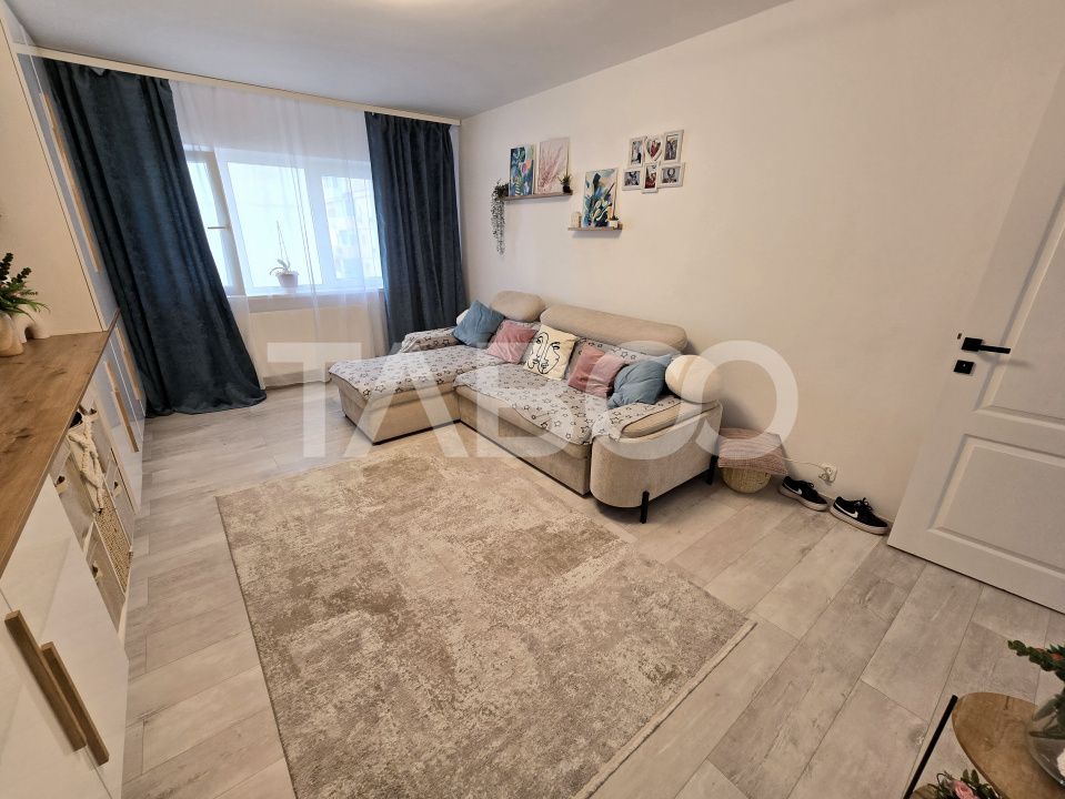 Apartament decomandat de vanzare mobilat pivnita Vasile Aaron Sibiu – fotografia 9 din 17