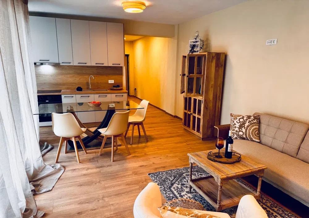 Apartament 3 camere, 70mp, mobilat complet modern, garaj, zona Borhanci! – fotografia 2 din 8