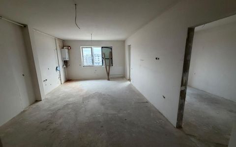 Apartament nou, semifinisat cu 2 camere si balcon zona Vivo
