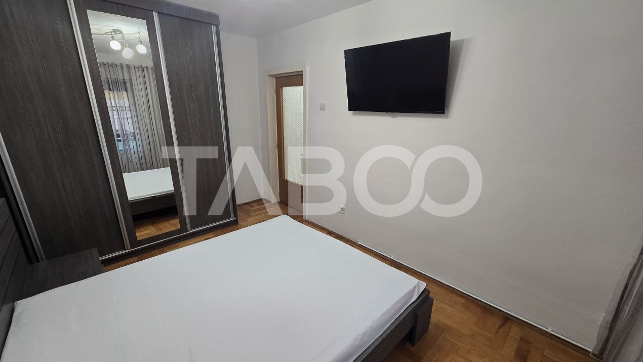 Apartament de inchiriat Central 3 camere balcon 2 bai mobilat utilat – fotografia 5 din 14
