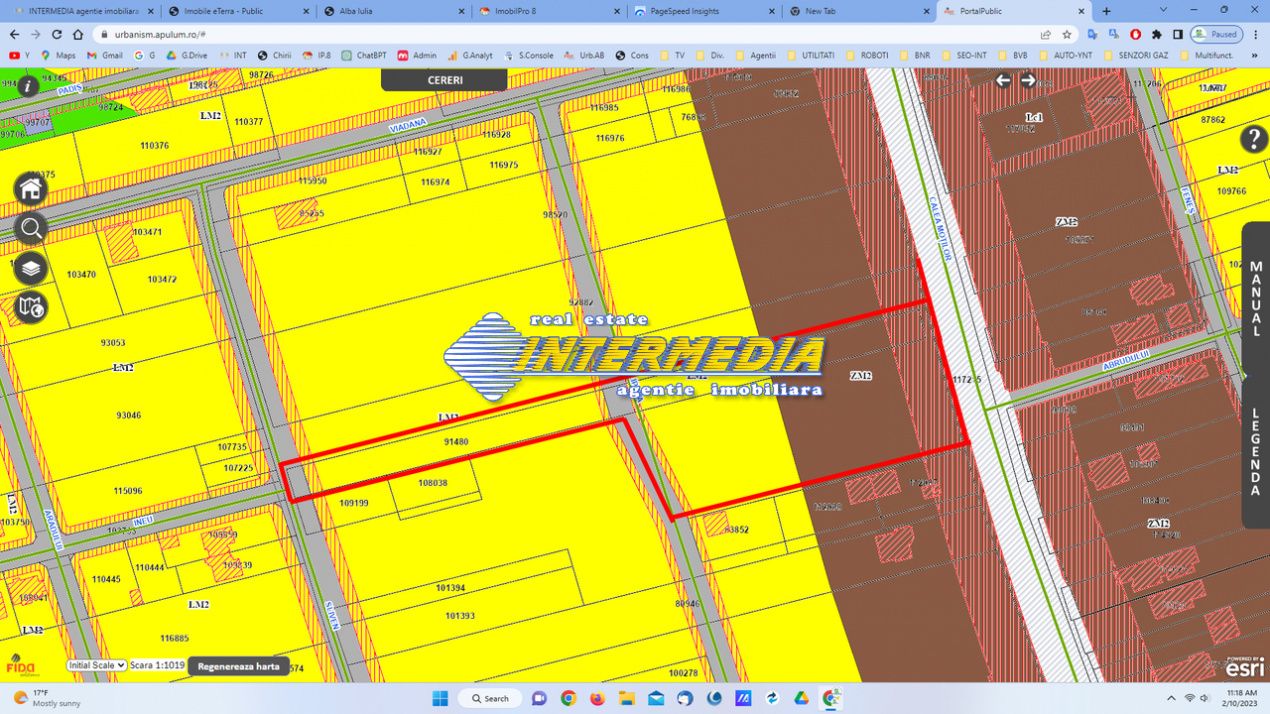 Teren intravilan 6500 mp, deschidere 30 m, PUZ P+2+1+(1), toate utilitățile – fotografia 6 din 8