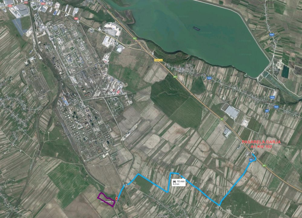 Teren intravilan 71.000 mp de vânzare – Oarja, Argeș | Autostrada – fotografia 2 din 3