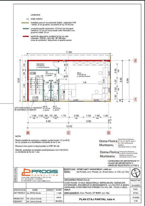 Hala de inchiriat, 450 mp, zona Parc Logistic Gilau-Floresti, Acces autostradă! – fotografia 3 din 3