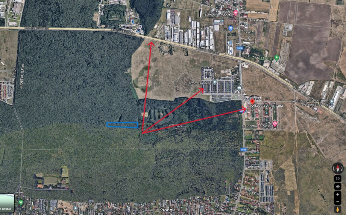Pădure 20.000mp langa Scoala Americana - Cel mai mic pret – fotografia 4 din 5