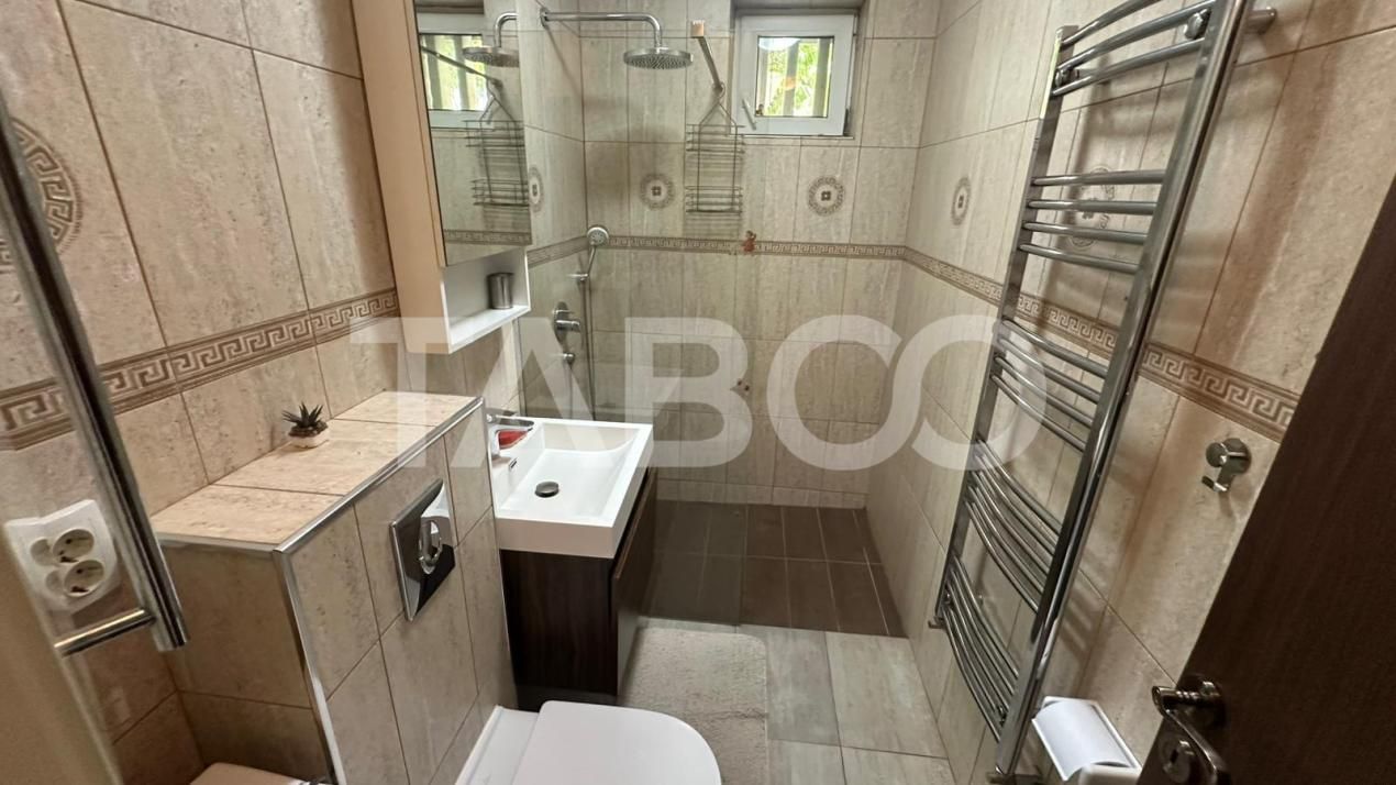 Apartament mobilat utilat 3 camere cu balcon zona Rahovei Sibiu – fotografia 9 din 11