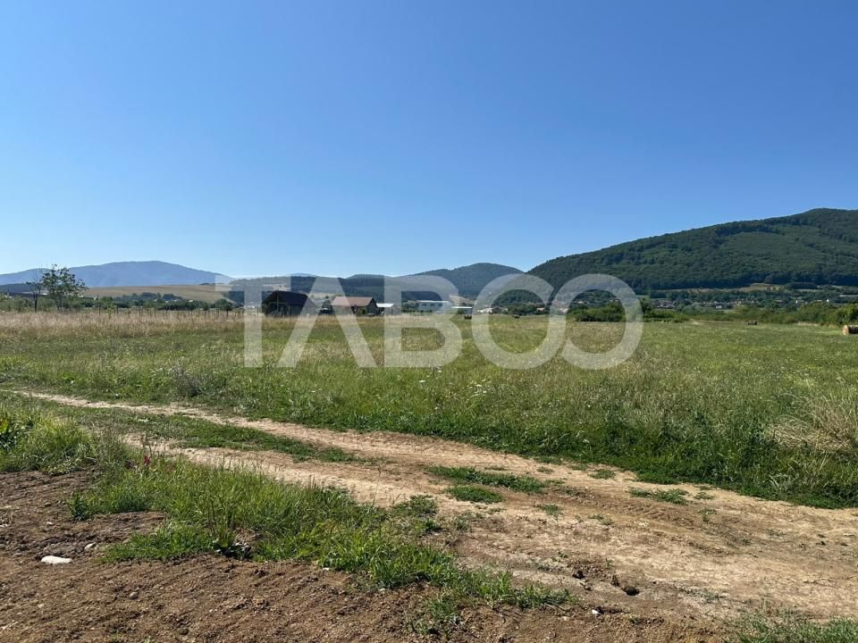 Teren intravilan cu utilitati in apropiere  Comision 0% Poplaca Sibiu – fotografia 3 din 6