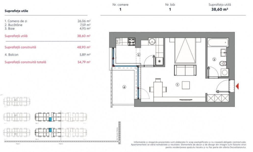 Garsoniera  / Finisaje premium / Metrou / Comision 0% / Pallady – fotografia 5 din 8
