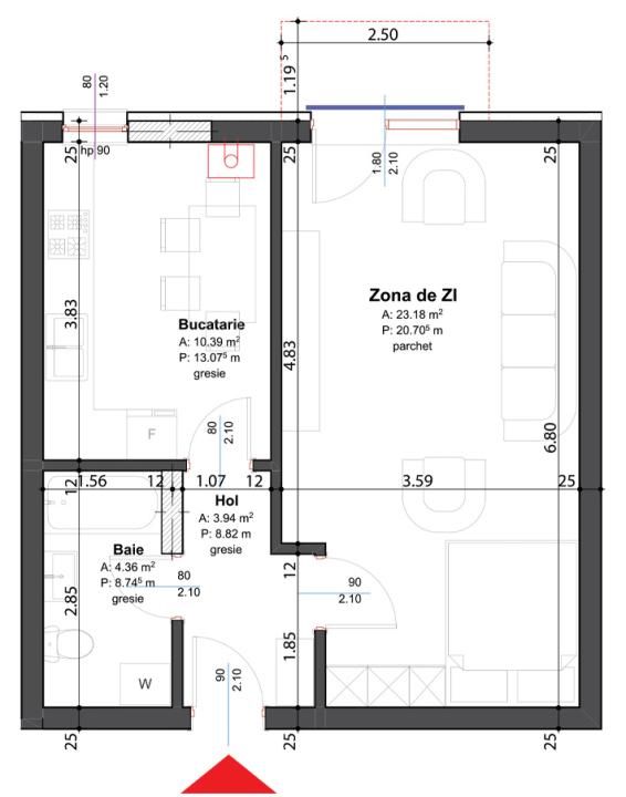TVA inclus | Garsoniera decomandata in Pitesti | Zona Stadion – fotografia 10 din 12
