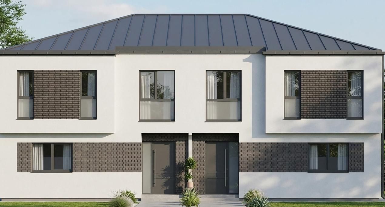 Duplex modern, 120 mp utili, teren 400 mp-Sannicoara – fotografia 1 din 3