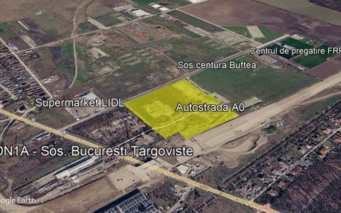 Teren comercial 48.269 mp | Retail Box | Showroom | Logistică – Buftea | A0/DN1A