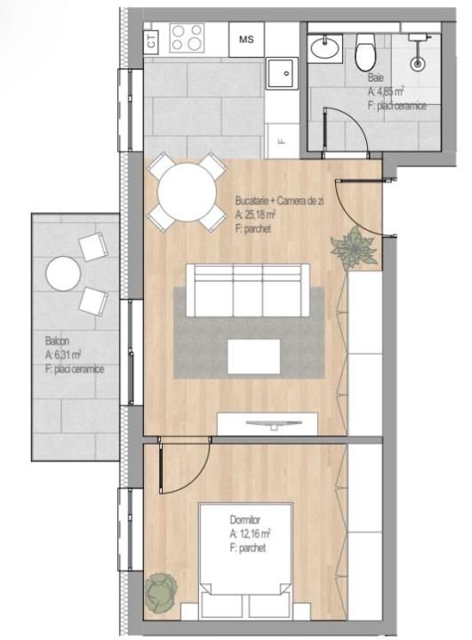 Apartamete finisate zona Cetatii . – fotografia 1 din 1