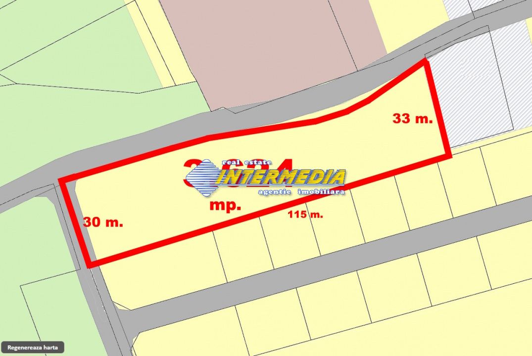 3624 mp Teren Intravilan Vanzare deschidere 151 m cu utilitati Micesti – fotografia 1 din 3