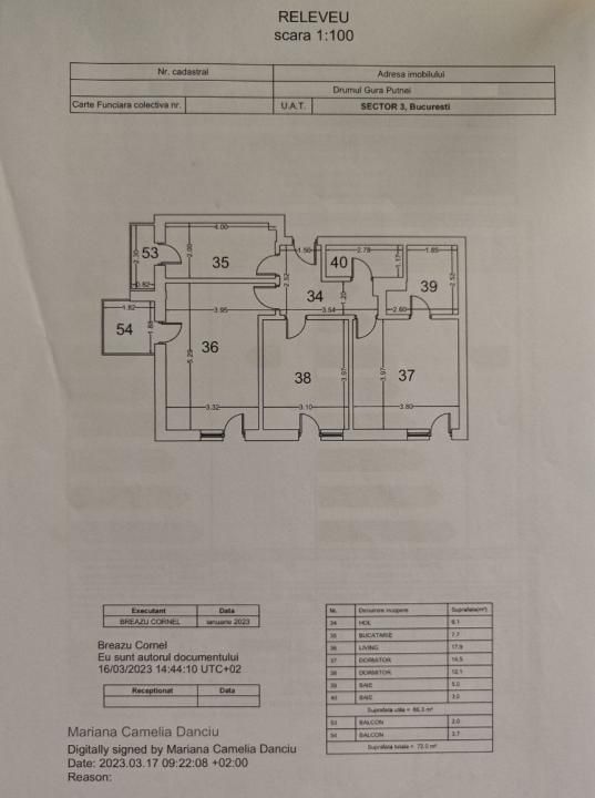 Pallady | An 2023 | 3 camere, etaj Parter inalt, 72 mp | metrou Nicolae Teclu – fotografia 18 din 18