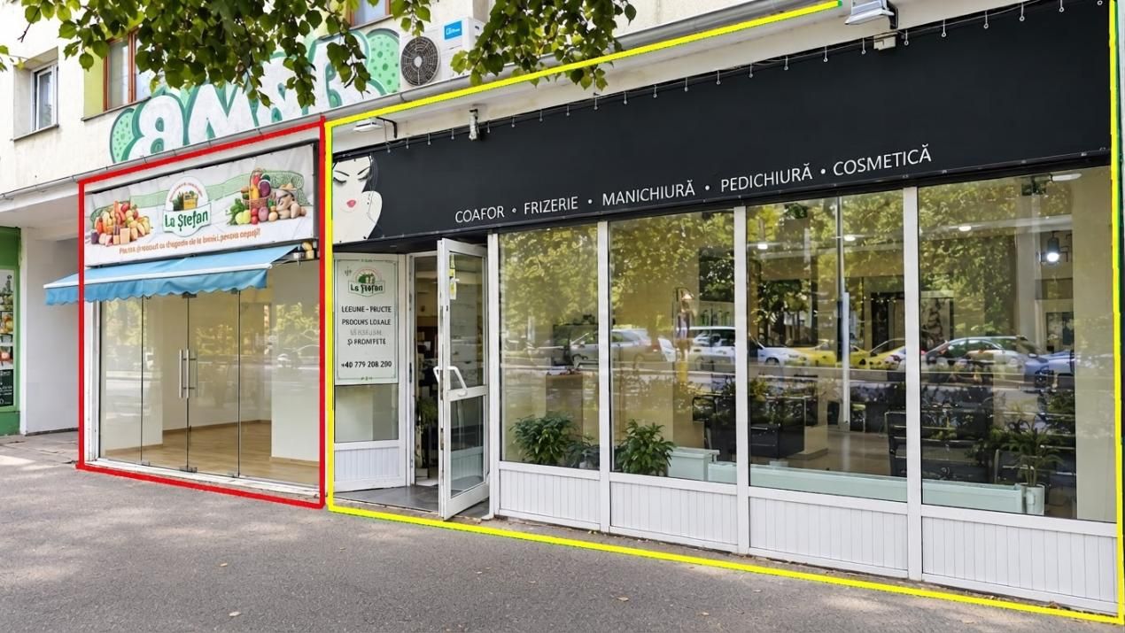 Spatiu comercial de inchiriat | Titulescu stradal | 56mp + 64mp = 120mp – fotografia 1 din 17