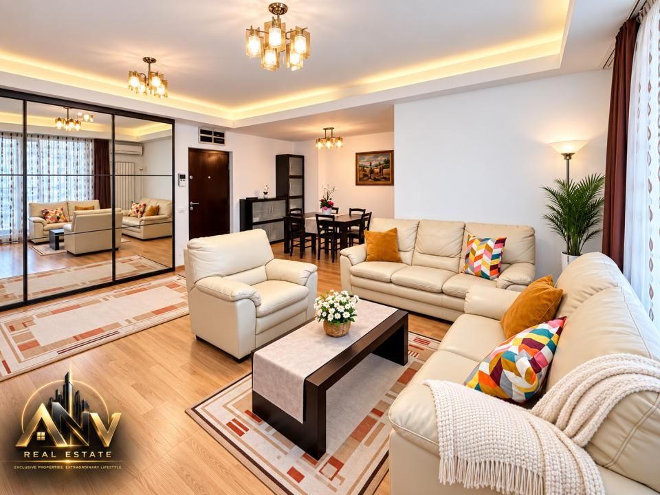 APARTAMENT DE ÎNCHIRIAT | 117 MP | 4 CAMERE | 2 LOCURI SUBTERAN| NORTH AREA LAKE – fotografia 3 din 15