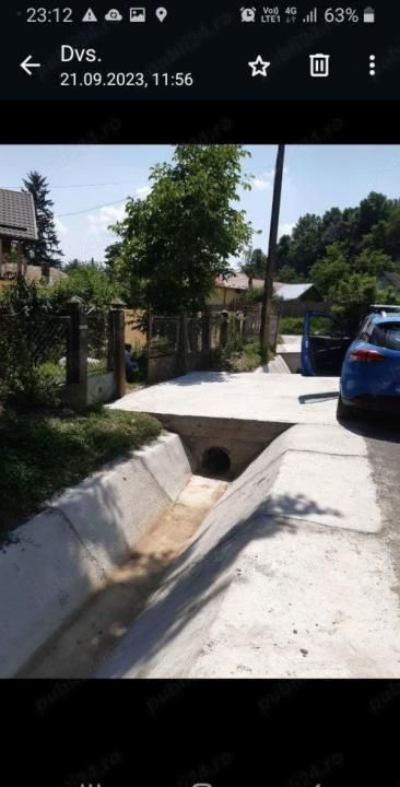 Teren 2500 mp intravilan Smeura – cadru natural, pârâu pe proprietate, utilități – fotografia 8 din 9