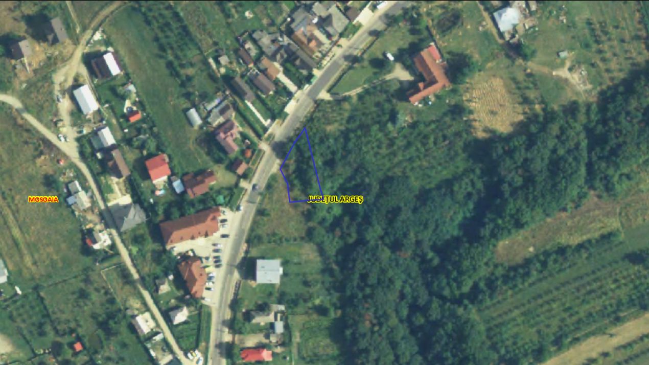 Teren de vânzare în Moșoaia, zona Primăriei – fotografia 1 din 1