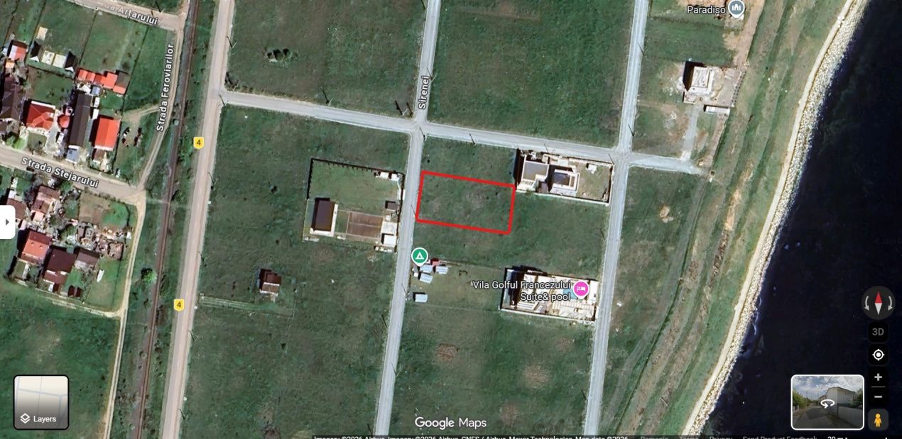 Teren de vanzare 950 mp - zona Golful francez - Costinesti – fotografia 1 din 3