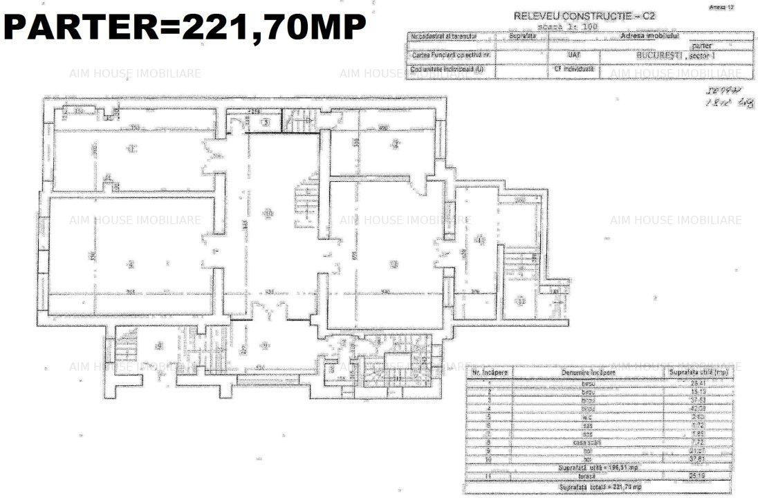 Romana-Amzei Vila 14 camere de vanzare/inchiriat,pretabil investitie – fotografia 12 din 12
