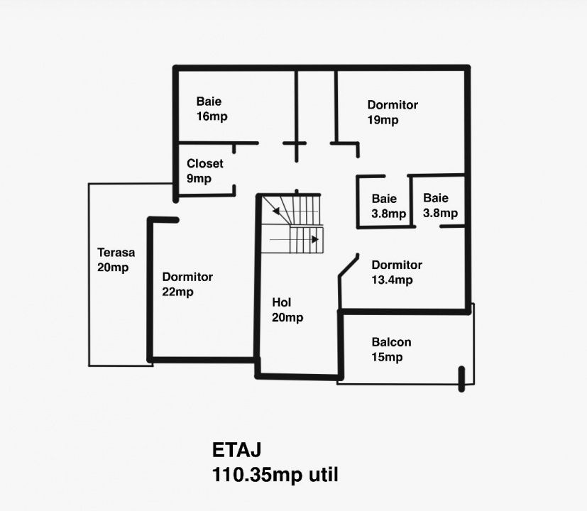 Casa 320mp cu teren 700mp , zona : Feleac – fotografia 5 din 6
