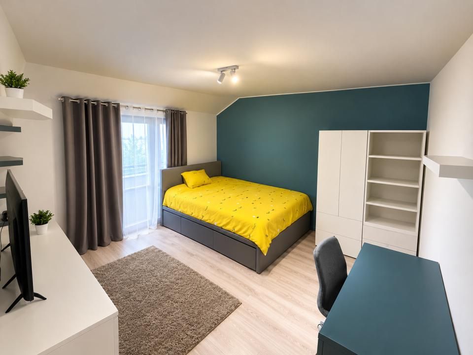 Casa 4 camere in Trivale - str. Campului | Dormitor la Parter - Mobilata si Util – fotografia 3 din 10