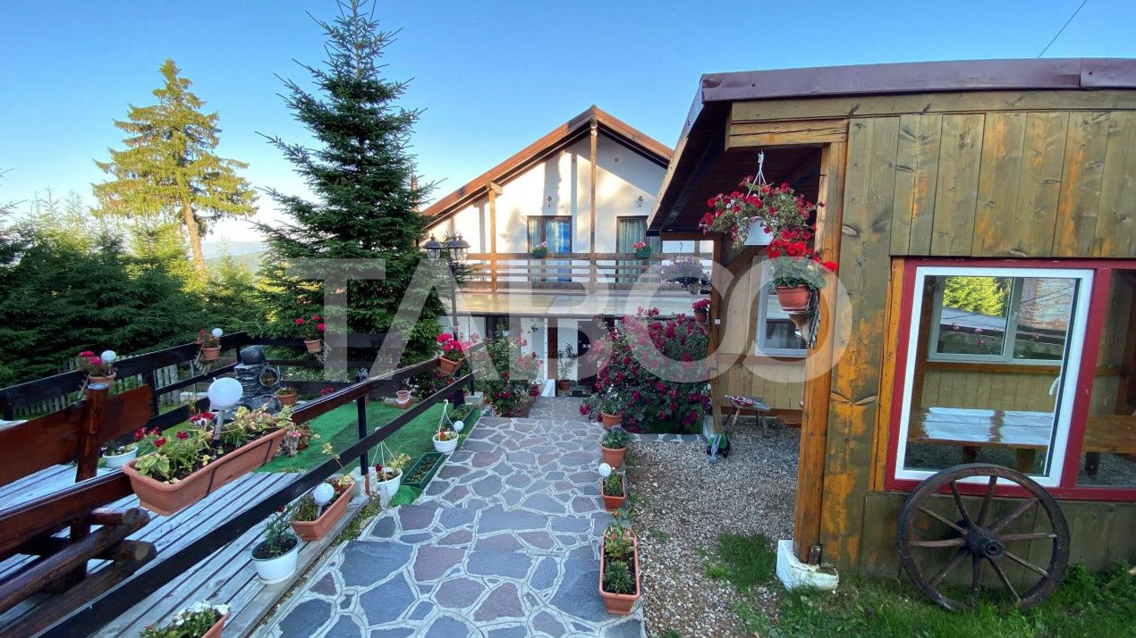 Pensiune de vanzare 10 camere 10 bai 343 mp utili Paltinis Sibiu – fotografia 2 din 19
