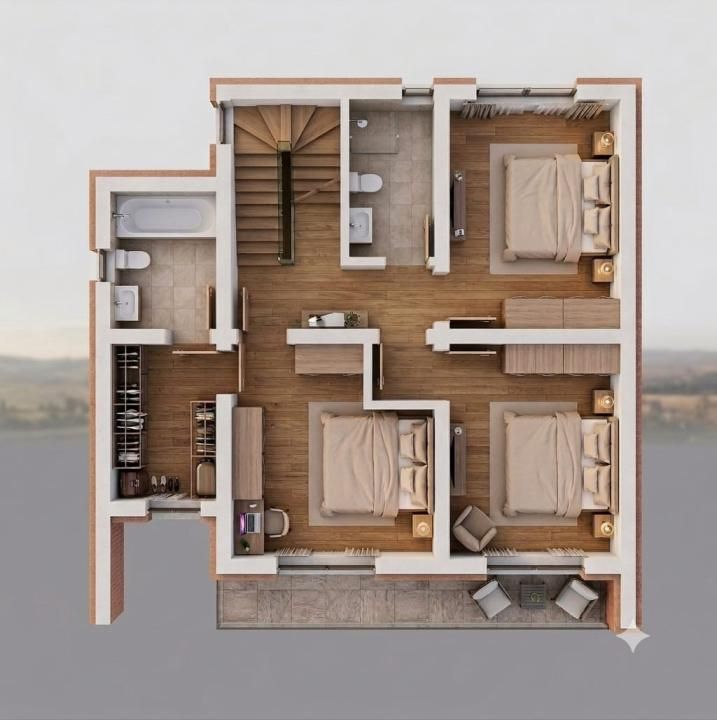 BRADU | Casa individuala | Teren 400 mp | Predare la cheie – fotografia 3 din 6