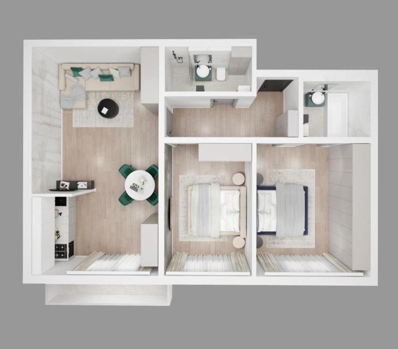 TVA inclus | Apartament 3 camere Pitesti | Zona Stadion – fotografia 10 din 12