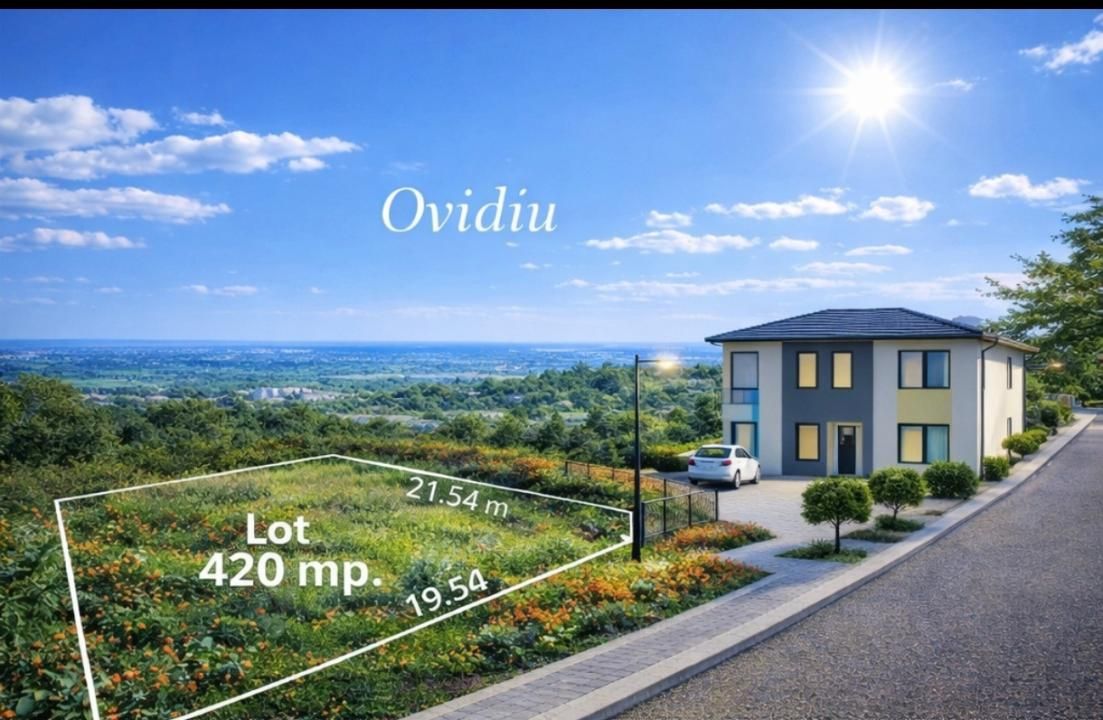 Vânzare Teren 420 mp. Ovidiu cartier nou – fotografia 7 din 14