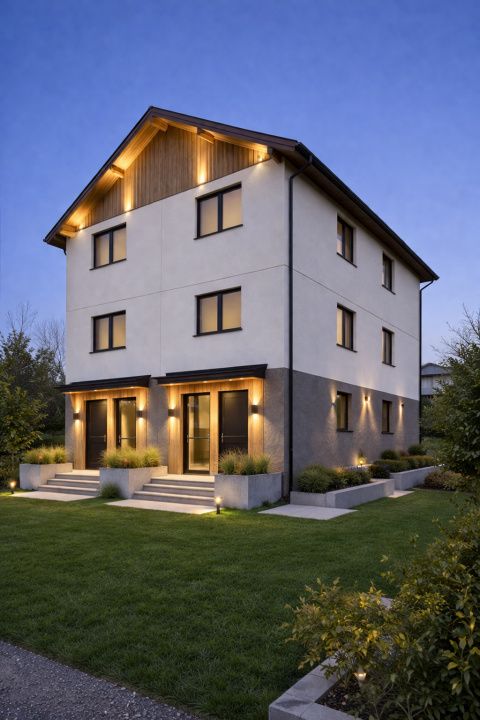 Triplex 262 mp utili, la rosu, 525 mp teren - Valea Lupului – fotografia 1 din 16