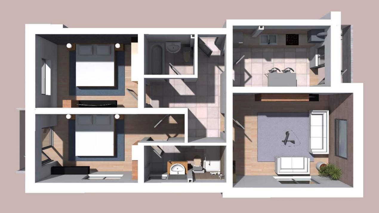 TVA inclus | Apartament 2 Camere Trivale | 57 mp | Bloc NOU – fotografia 42 din 43