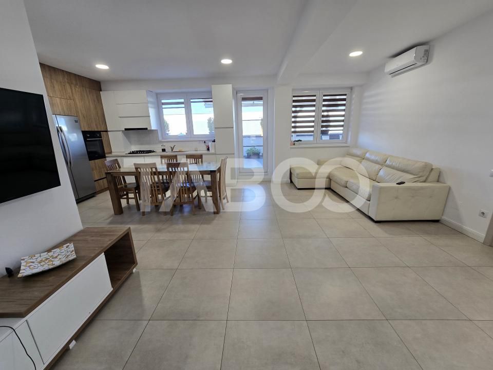 Penthouse 4 camere mobilat 2 bai 2 parcari terasa 72 mp Turnisor Sibiu – fotografia 14 din 20