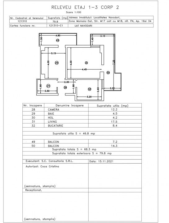 Apartament la MARE, decomandat cu bucatarie inchisa, luminos cu terasa Imensa – fotografia 25 din 25