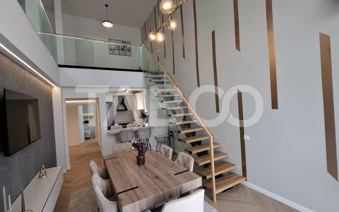 Penthouse lux ultrafinisat dotat si mobilat 2 nivele 131 mp si terasa