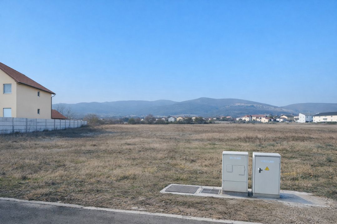 OKAZIE ! Teren Intravilan 4080 mp. D=31 m. PUZ BLOCURI P+3+1 Rh Asfalt Utilitati – fotografia 10 din 10