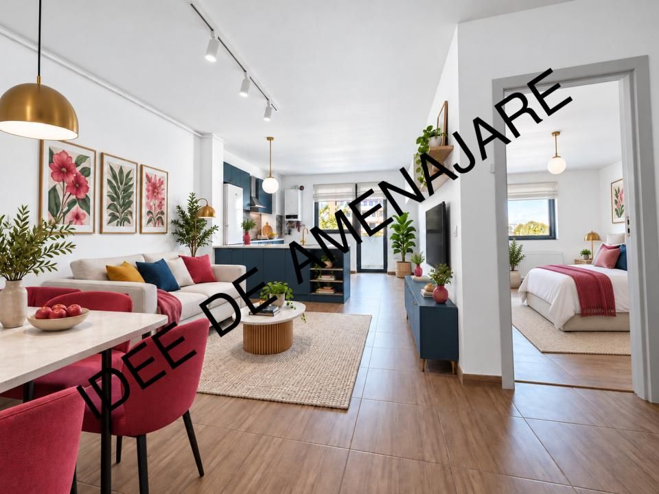 2 camere | 5 min de metrou Straulesti | Centrala proprie | 2 balcoane – fotografia 13 din 14