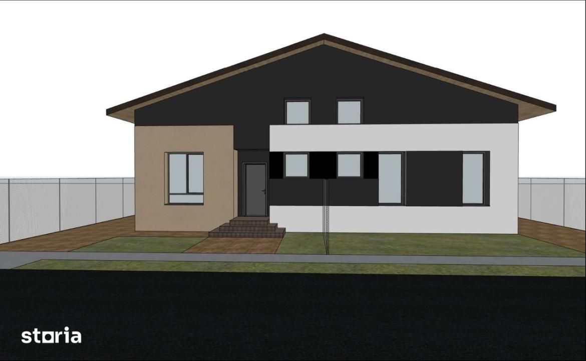 Duplex in Sacalaz | 3 camere | Terasa acoperita | Toate utilitatile | – fotografia 1 din 11