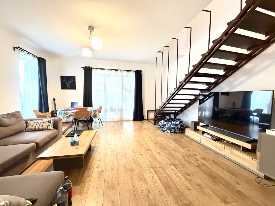Triplex pe colt cu 3 camere, 94 mp utili, 250 mp teren - Dumbravita – fotografia 2 din 13