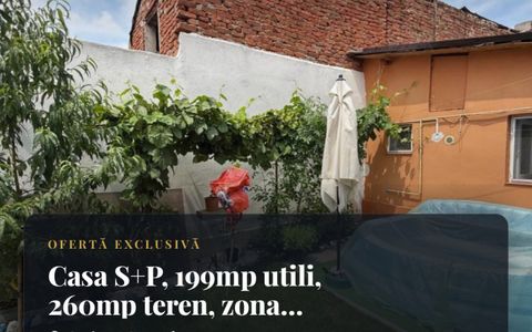 Casa S+P, 199mp utili, 260mp teren, zona stadion Ion Oblemenco