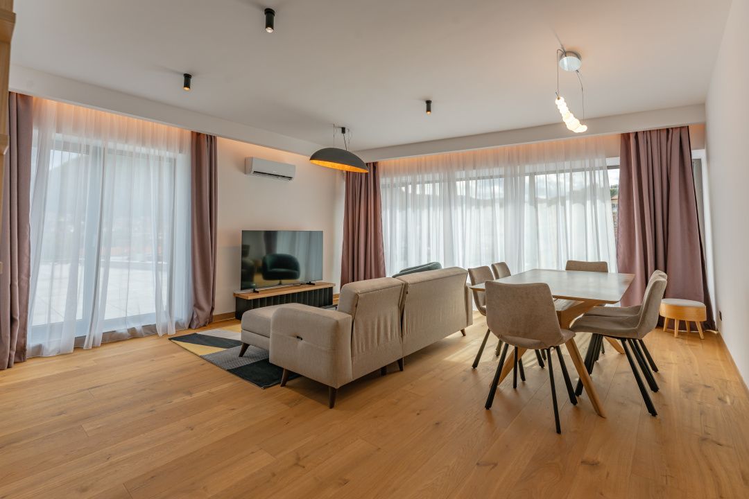 Penthouse de Lux | 4 Camere | 209 mp Terase | Vedere spre Tâmpa – fotografia 2 din 23