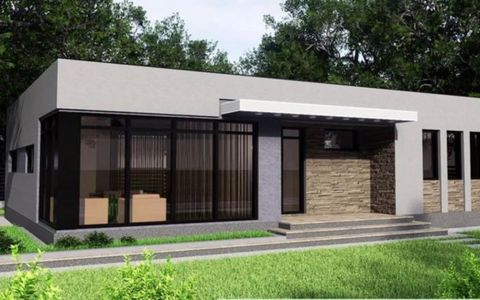 Casa plan parter, 406 mp teren, 105 mp utili, Magnolia